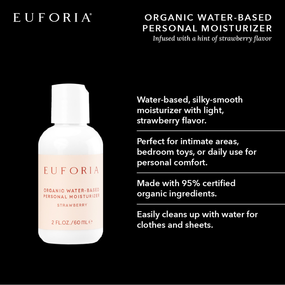 Organic Water-Based Personal Moisturizer Strawberry