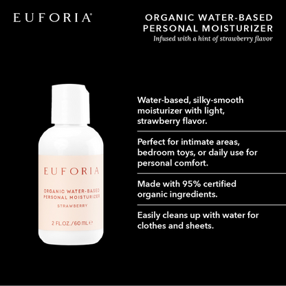 Organic Water-Based Personal Moisturizer Strawberry